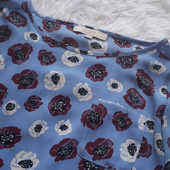 Loft flowery flowy blouse - Picture 3 of 5
